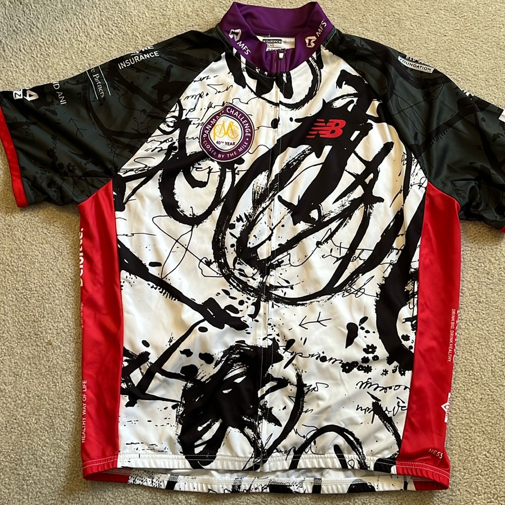 New Balance Cycling Jersey Short Sleeve PMC Pan Mass Challenge PMC 2019 Sz 3X